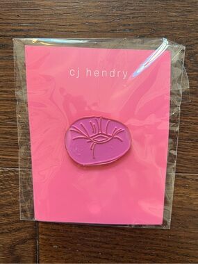 CJ Hendry Pink Chair Lapel Pin